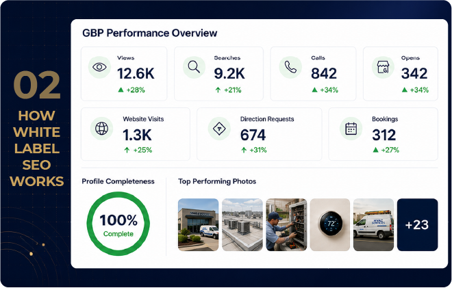 Google Business Profile performance report